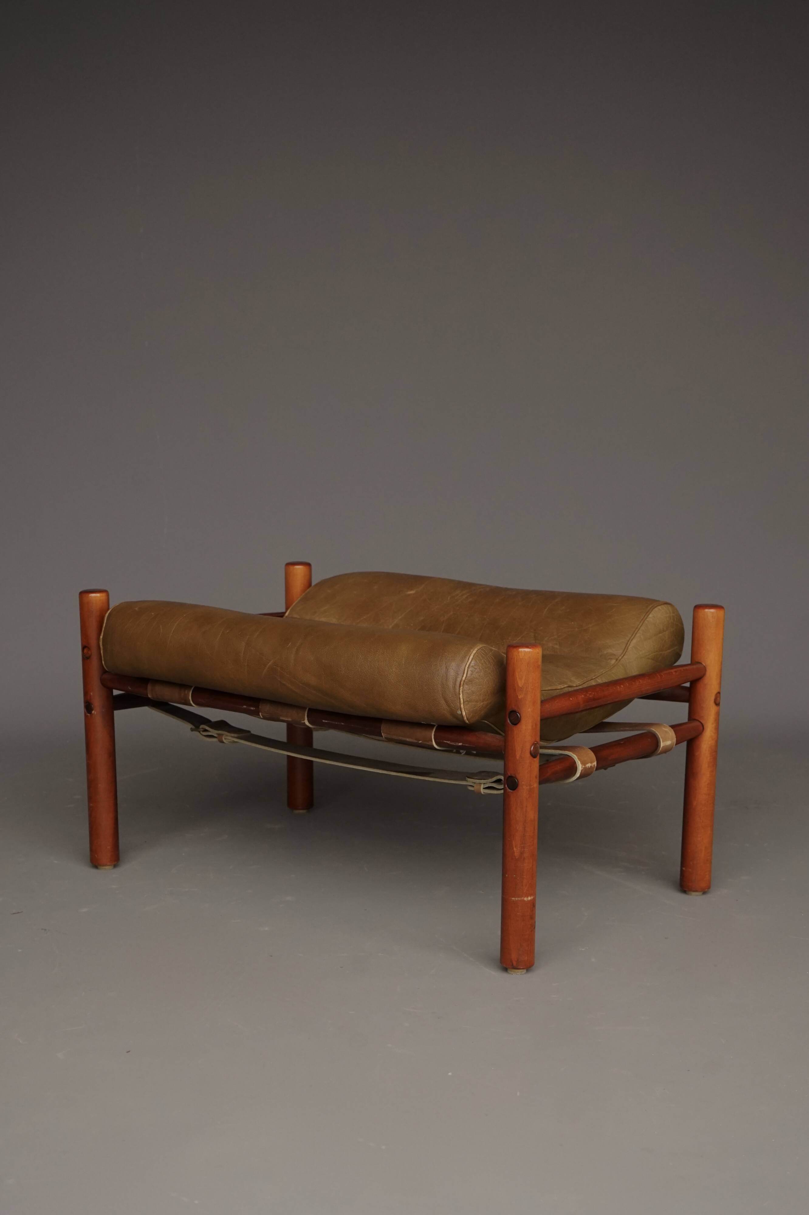 Inca Footstool Ottoman by Arne Norell for Arne Norell AB