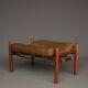 Inca Footstool Ottoman by Arne Norell for Arne Norell AB