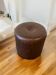 Pouf vintage marron années 70