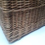 Wicker trunk L75xH53xD48 vintage