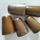 5 speckled stoneware cups from digoin (gp digoin) in brown, 1970s.