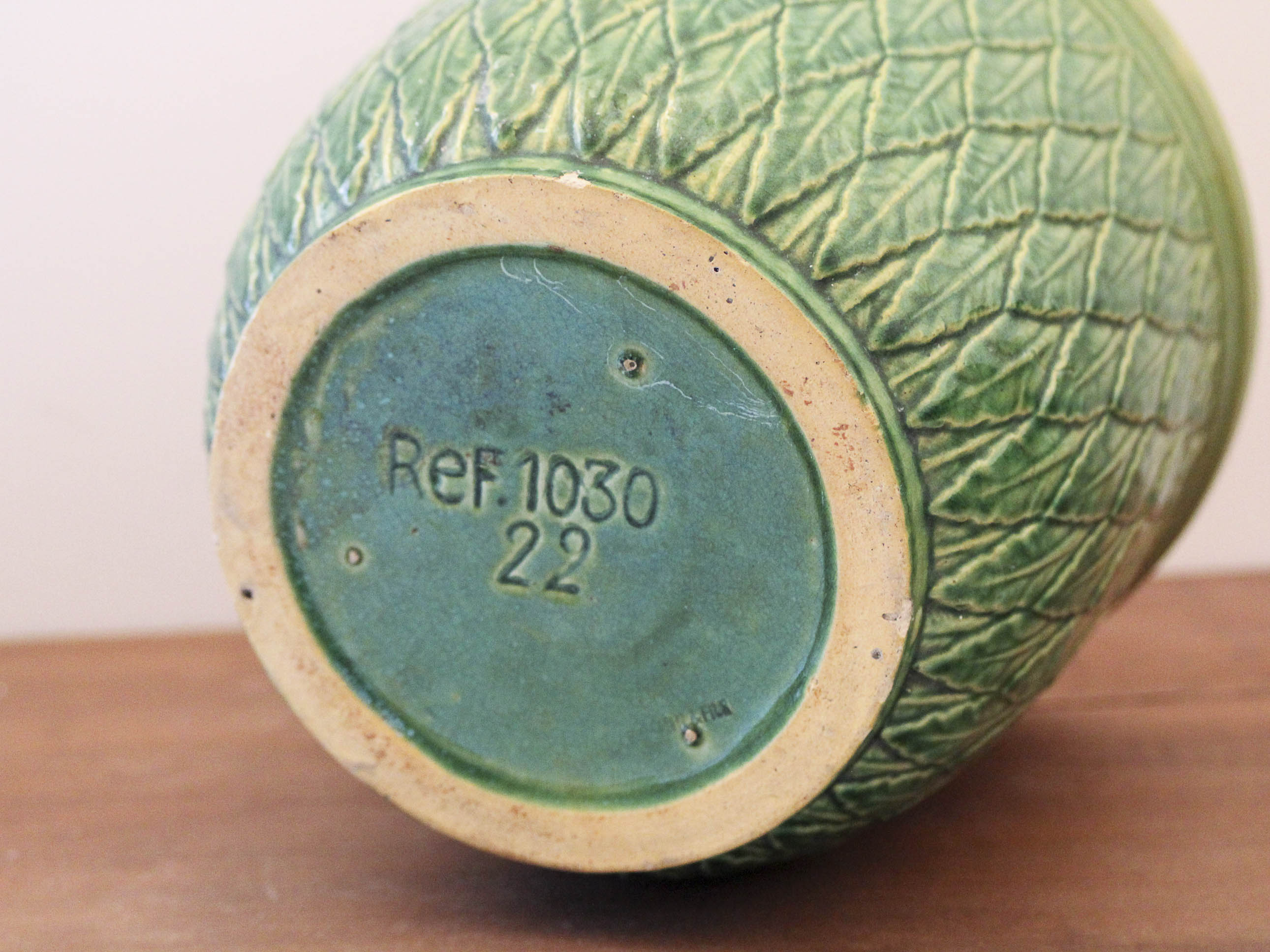 Ceramic pot cover Leon Lehmann et Fils