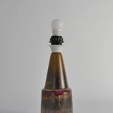 Unique Scandinavian Modern Brutalist Ceramic Table Lamp by Tilgmans, Sweden