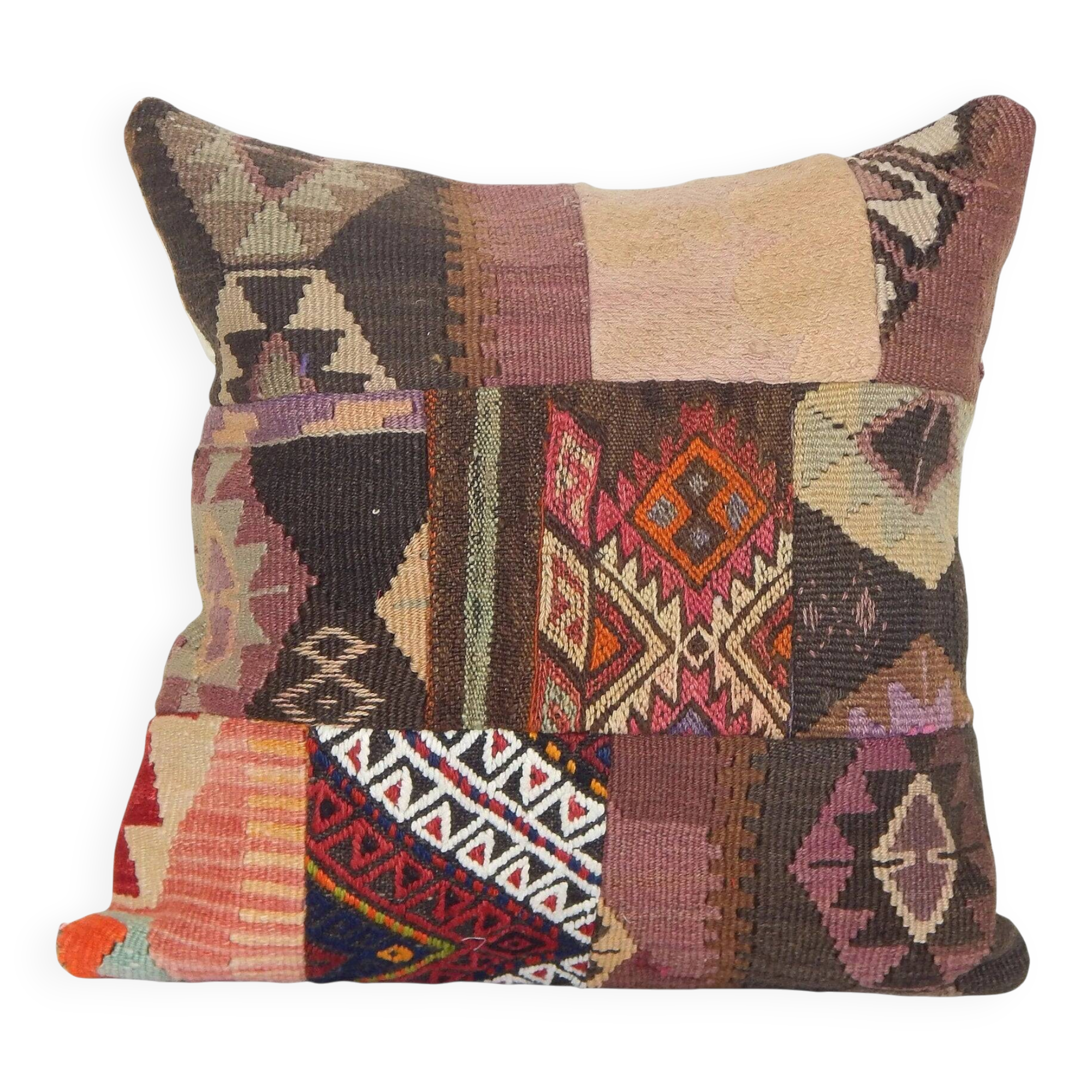 Vintage kilim cushion cover 51x51 cm