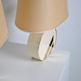 Pair of bedside lamps 1980