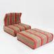 Vintage Roche Bobois Voyage Immobile armchair and ottoman