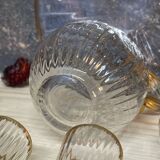 Daum Nancy crystal liqueur service