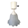 Tulip pendant light in opaline white glass ideal for a hallway, entrance or toilet