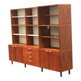 Grand buffet mural vintage par Cees Braakman Pastoe Fabriqué sur mesure