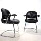 Lot de 2 chaises de bureau/salle à manger Herman Miller Equa par B. Stumpf & D. Chadwi