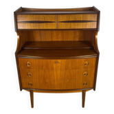 Danish teak cabinet with drawers and pull-out secretary desk – 1960