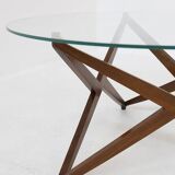 Angelo Ostuni coffee table with a sculptural base.