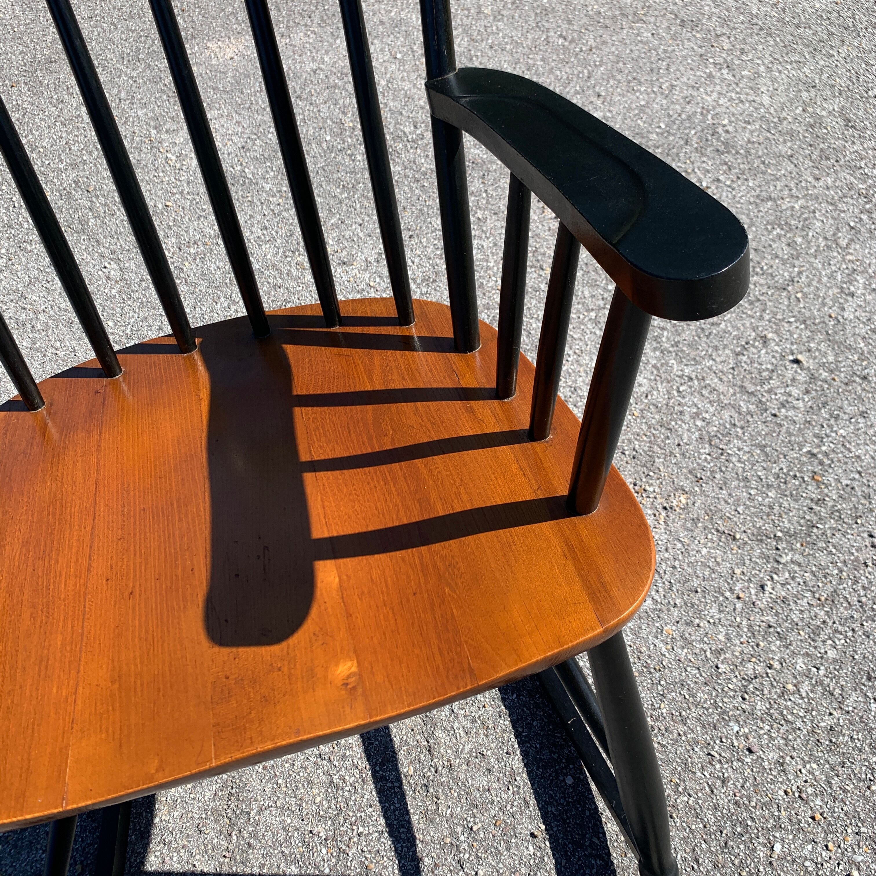 Fauteuil a bascule rocking chair scandinave