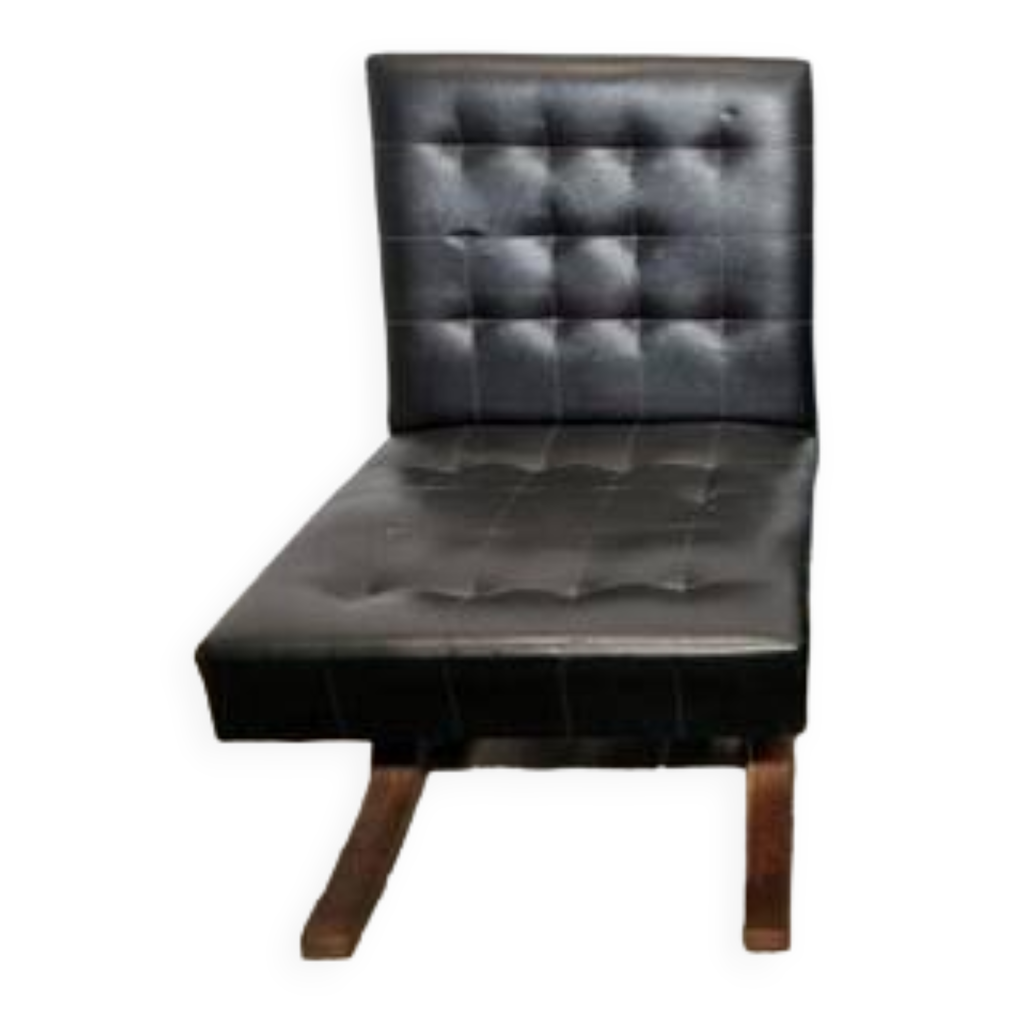 Fauteuil en cuir par Ludvik Volak