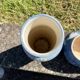 Fireplace set of vases in earthenware Montigny sur Loing