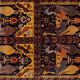 Vintage Turkish rug handmade 202x302 cm