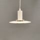 Une lampe suspendue minimaliste blanche de Lyfa Danemark, années 1980.