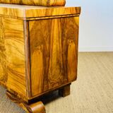 French Art Deco walnut sideboard 1930