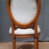Series of 6 Louis XVI style medallion chairs