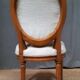 Serie de 6 chaises medaillon style Louis XVI
