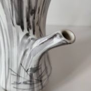 Cafetière Niderviller décor Chatons – faïence expressive années 50