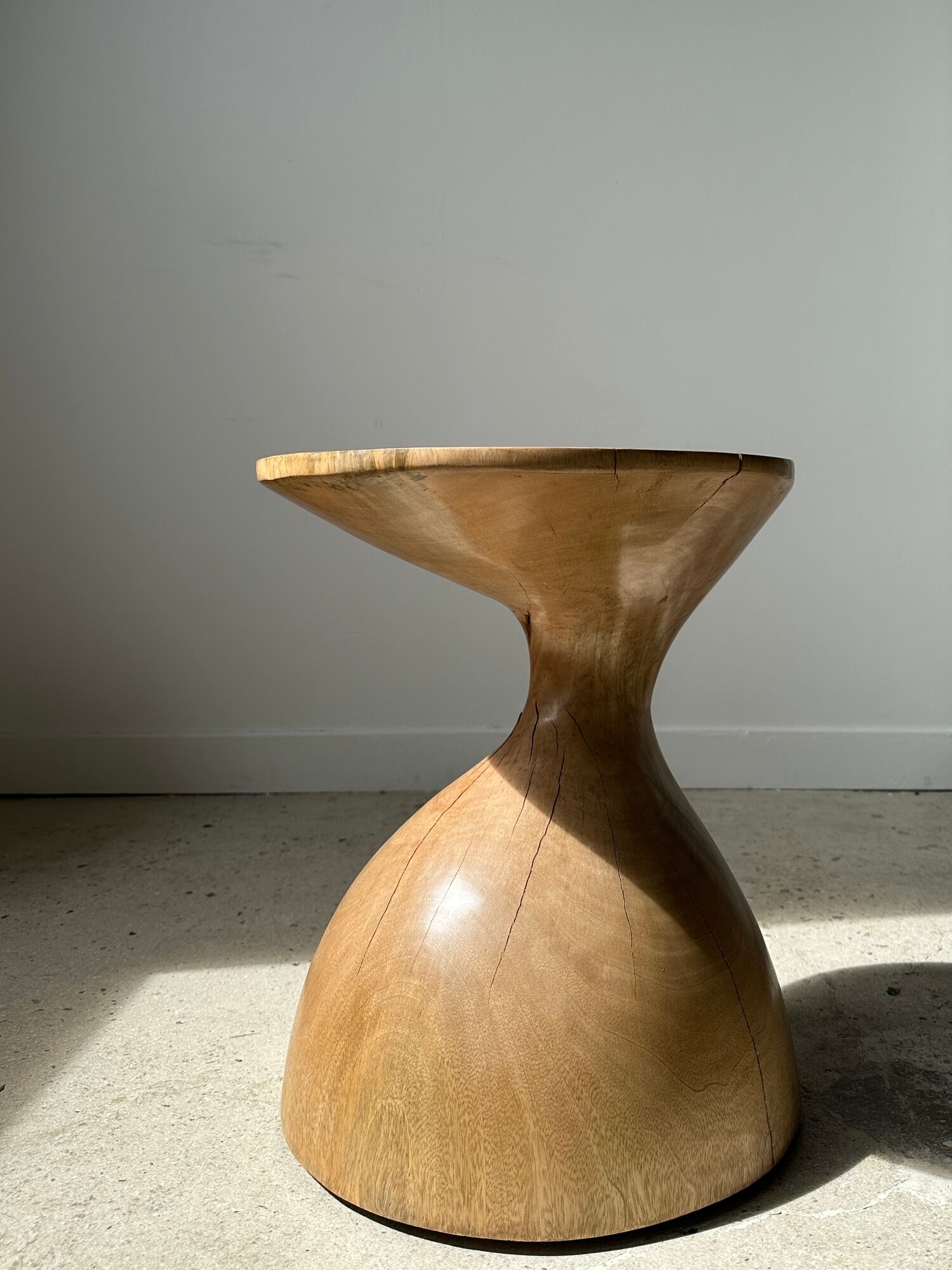Solid wood sofa end