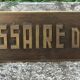 Old professional plaque "Police Commissioner" 35x7 cm