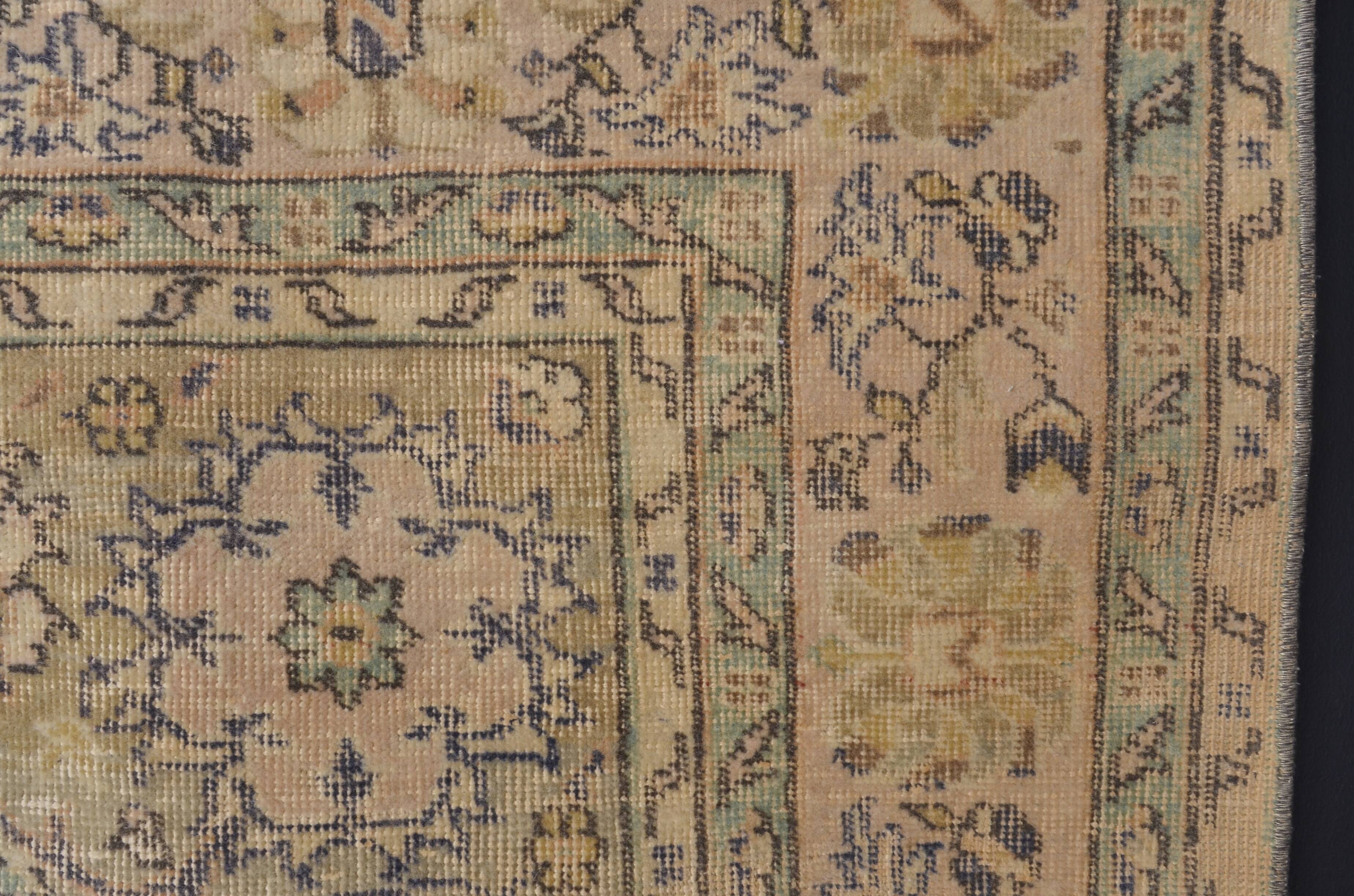Vintage Turkish Oushak Wool Rug sku 2362