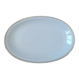 Oval plate in German porcelain from Bavaria