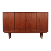 Highboard teak danish of the 1980s