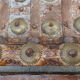 Pair of wooden shutters India Rajasthan XIXan