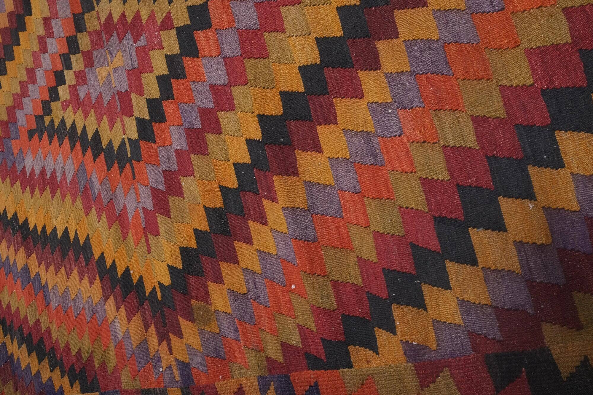 Tapis Kilim turc vintage tissé main