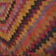 Tapis Kilim turc vintage tissé main