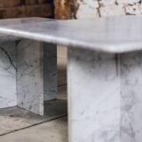 Ensemble de trois tables gigognes en marbre, 1970
