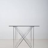 Table à manger minimaliste conçue par Max Sauze, années 1970