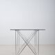 Table à manger minimaliste conçue par Max Sauze, années 1970