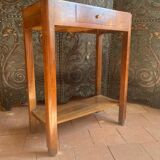 Small walnut console from the Art Deco period