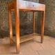 Petite console en noyer epoque art deco