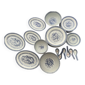 Service vintage porcelaine chinoise