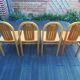 Set of 4 Baumann Argos model chairs