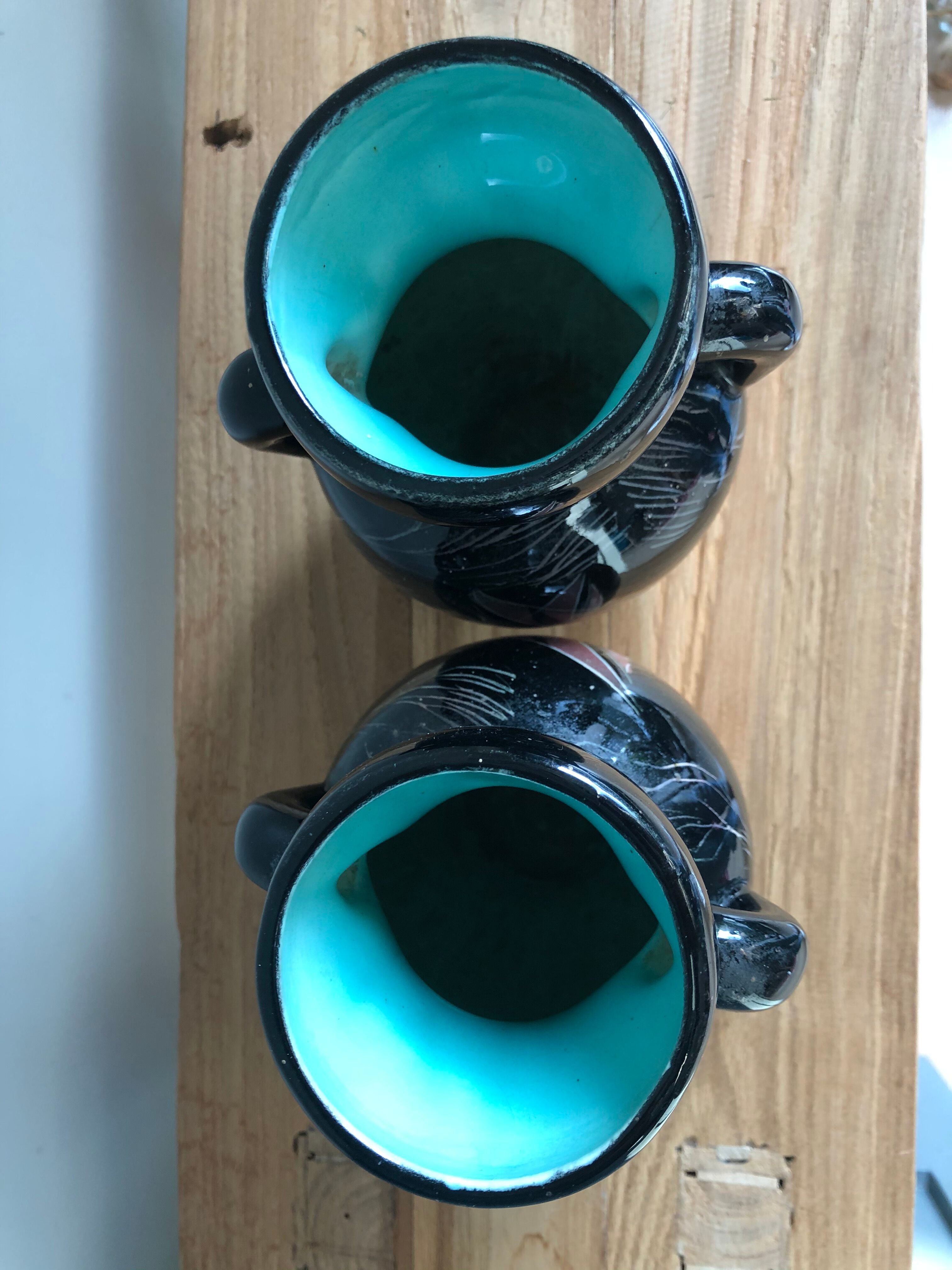 Pair of vintage vase Monacera Monaco