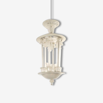 Hanging lamp in murano glass