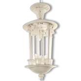 Hanging lamp in murano glass