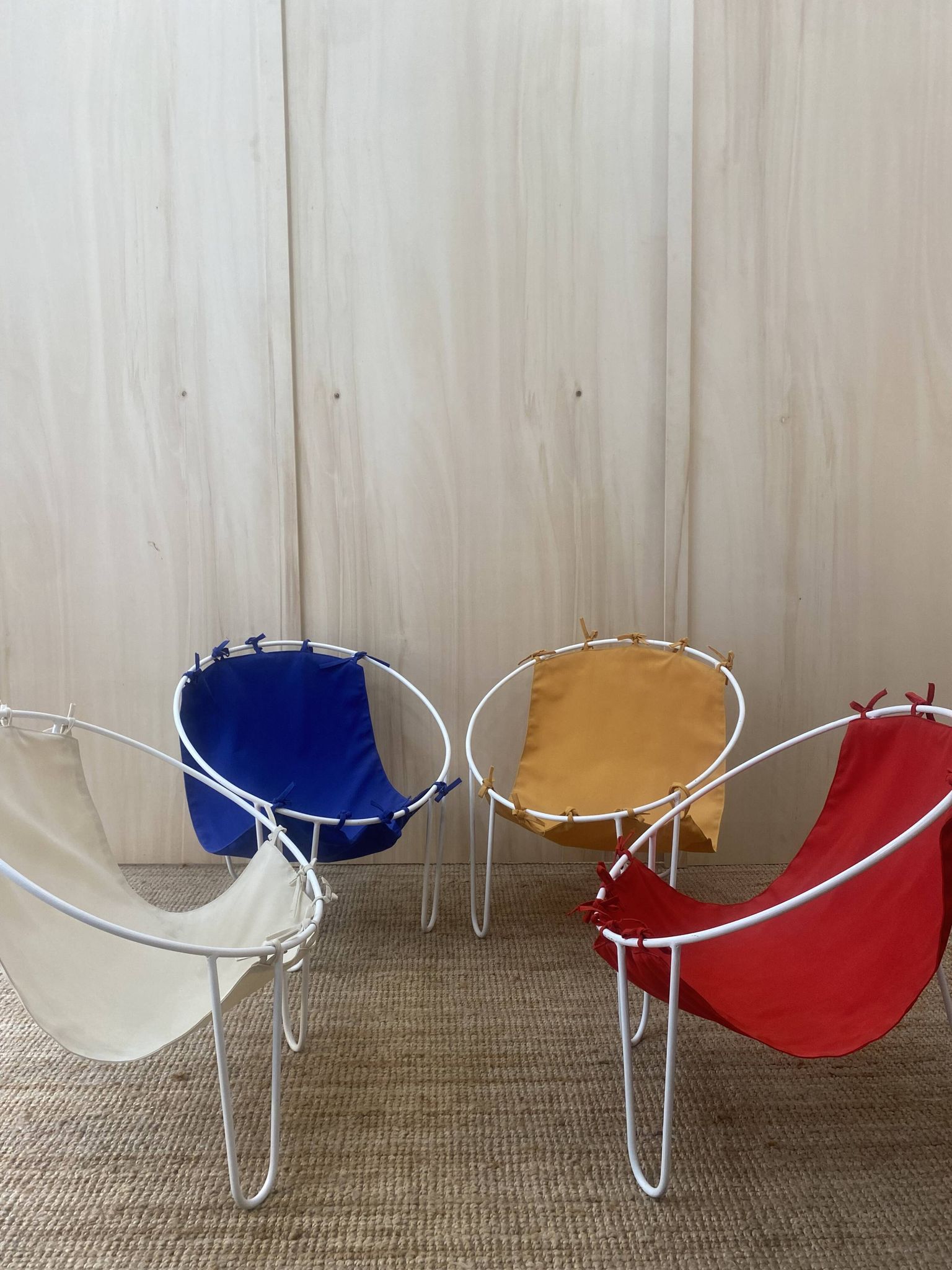 4 outdoor armchairs - 1950s - France