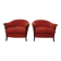 Set of Progetti Lounge Chairs by Umberto Asnago for Giorgetti, 1980s, Set of 2