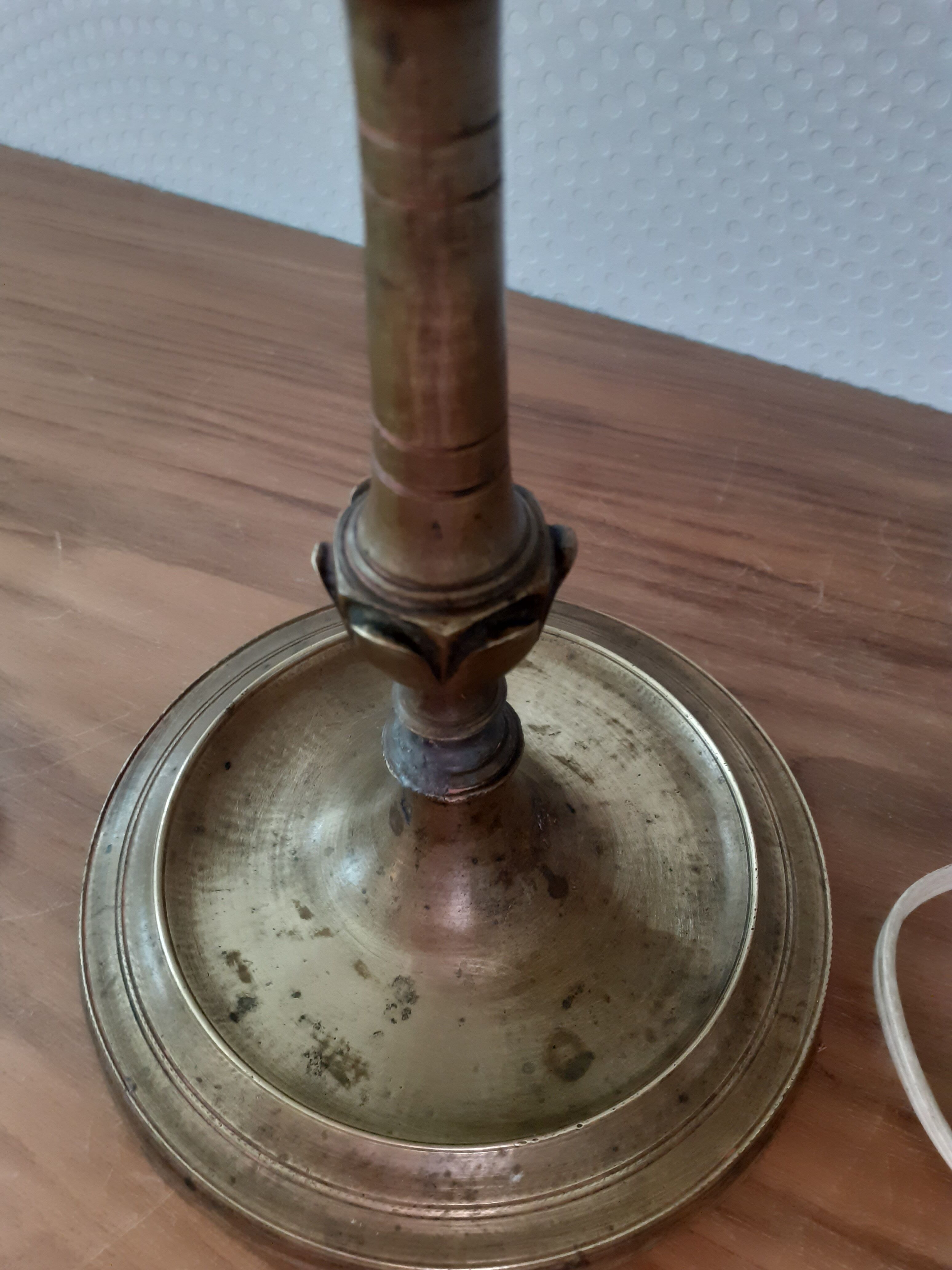 Empire style hot water bottle lamp 4 burners