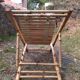 Chaise longue en bambou vintage