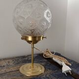 Art Deco globe table lamp