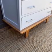 Compass leg chest of drawers