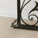 Wrought iron wall gate
